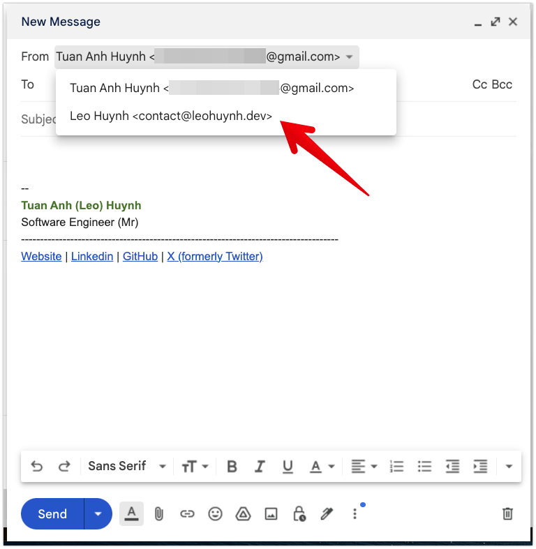 Gmail撰写